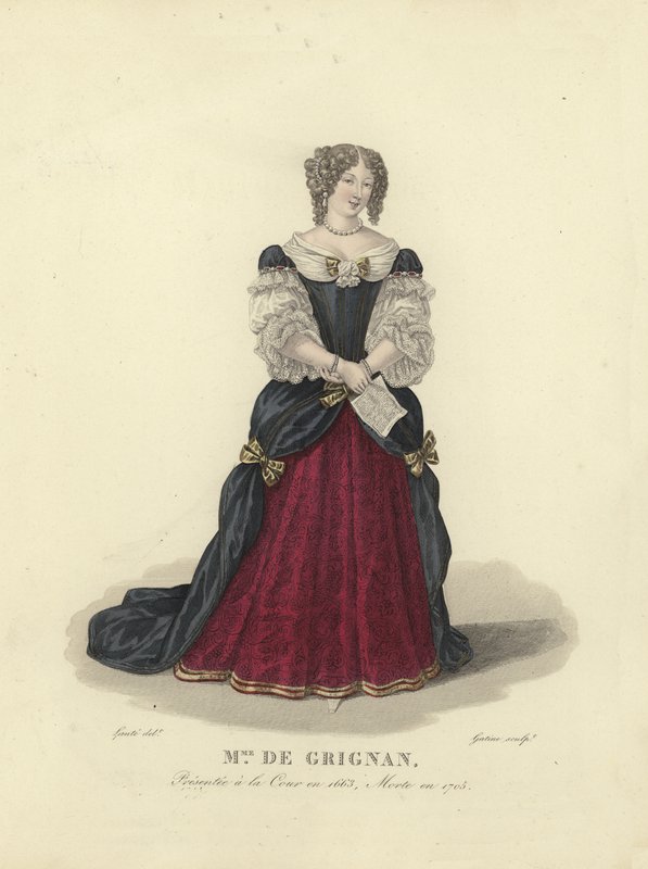 Madame de Grignan, aristocrate française - French School