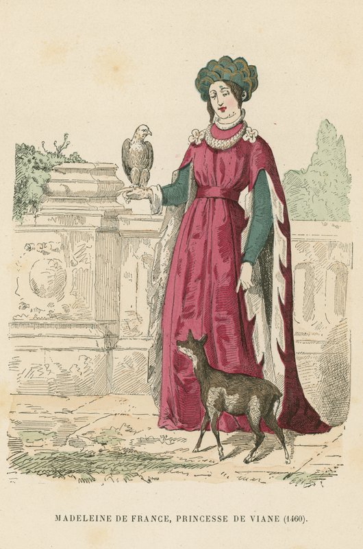 Madeleine de France, princesse de Viana - French School