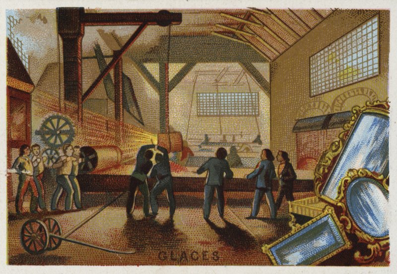 Fabrication de miroirs - French School