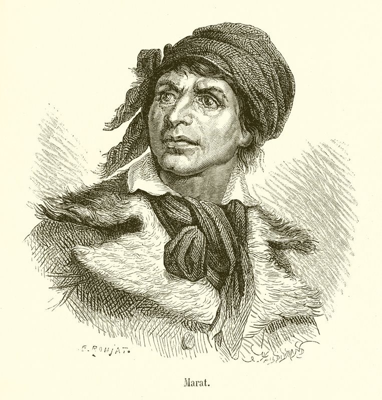 Marat - French School