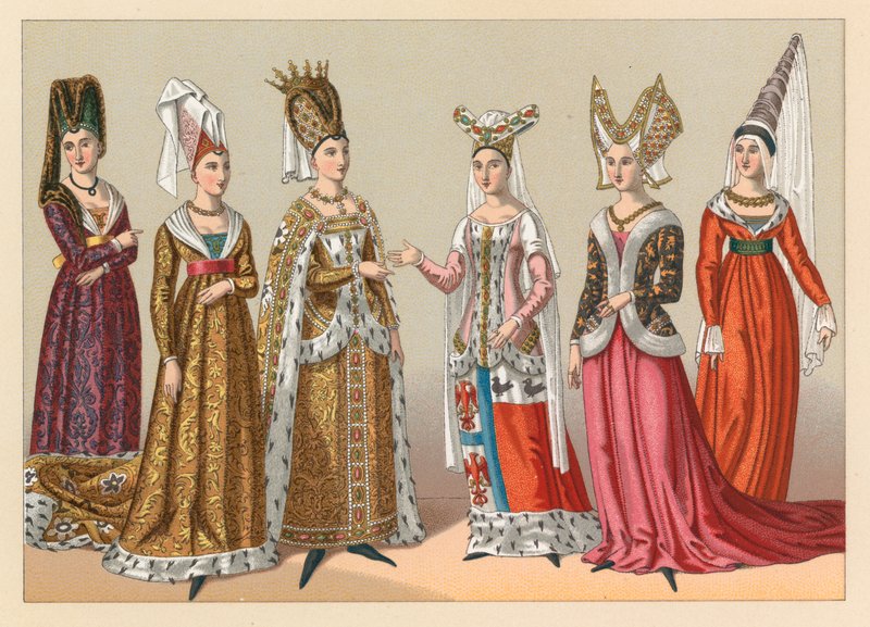 Costume du Moyen Âge - French School