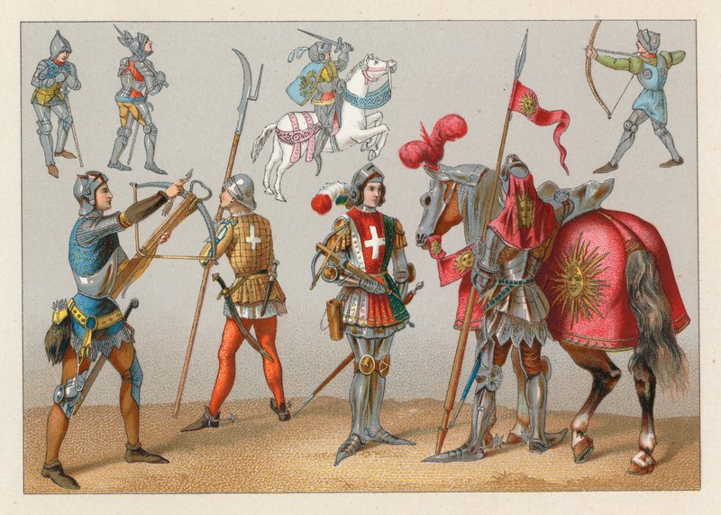Costume du Moyen Âge - French School