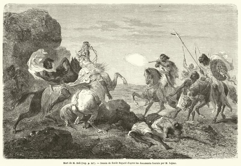 Mort de M. Bell - French School