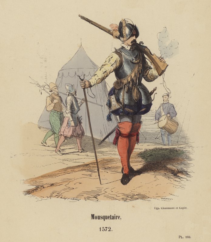 Mousquetaire - French School
