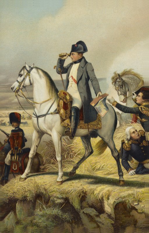 Napoléon I à Wagram - French School