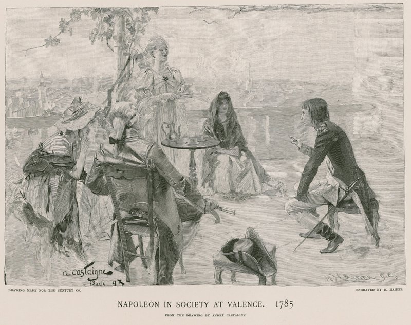 Napoléon en société à Valence - French School