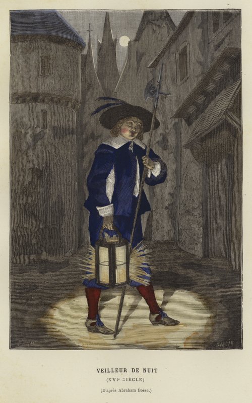Veilleur de nuit, 16ème siècle - French School