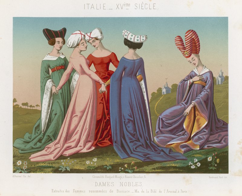 Femmes nobles - French School