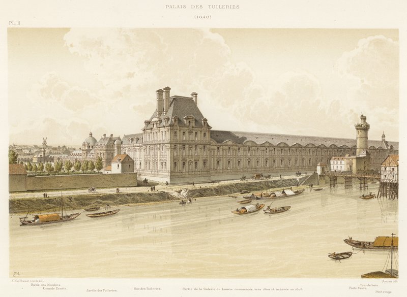 Palais des Tuileries, 1640 - French School
