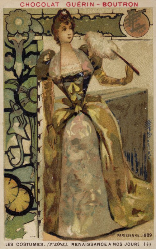 Mode parisienne, 1889 - French School