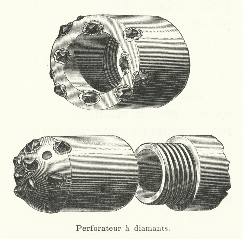 Perforateur à diamants - French School