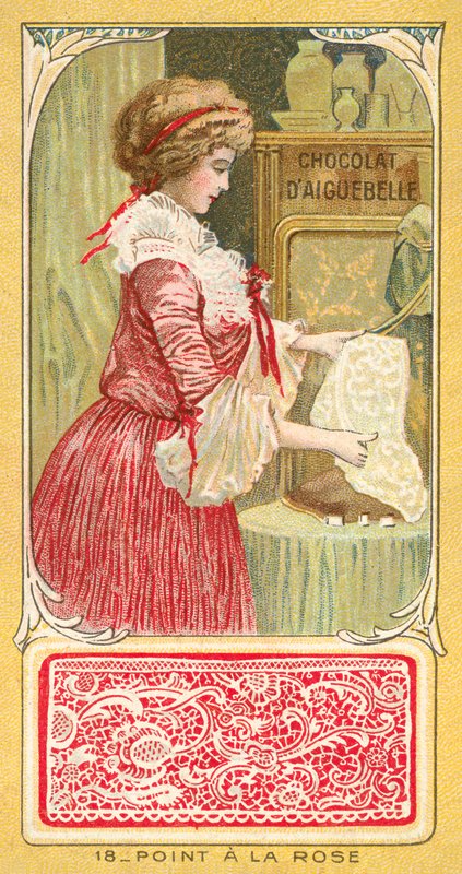 Dentelle Point à la Rose - French School