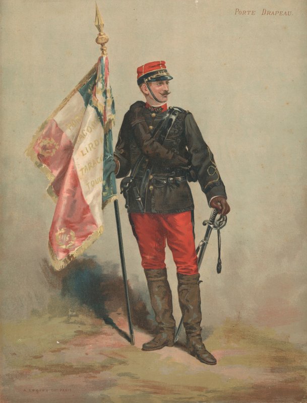Porte-Drapeau - French School