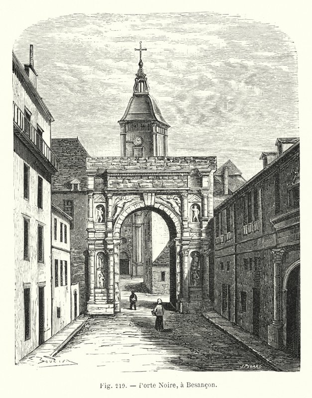 Porte Noire, à Besançon - French School