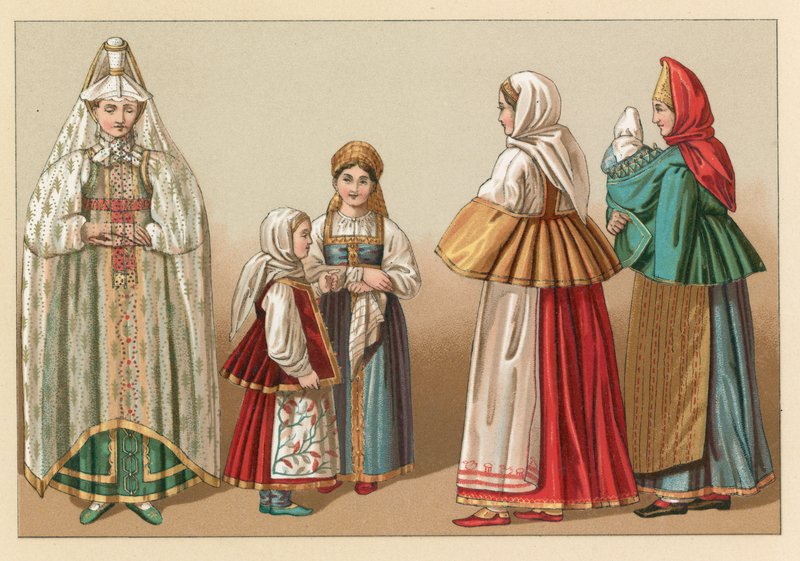 Costume russe - French School