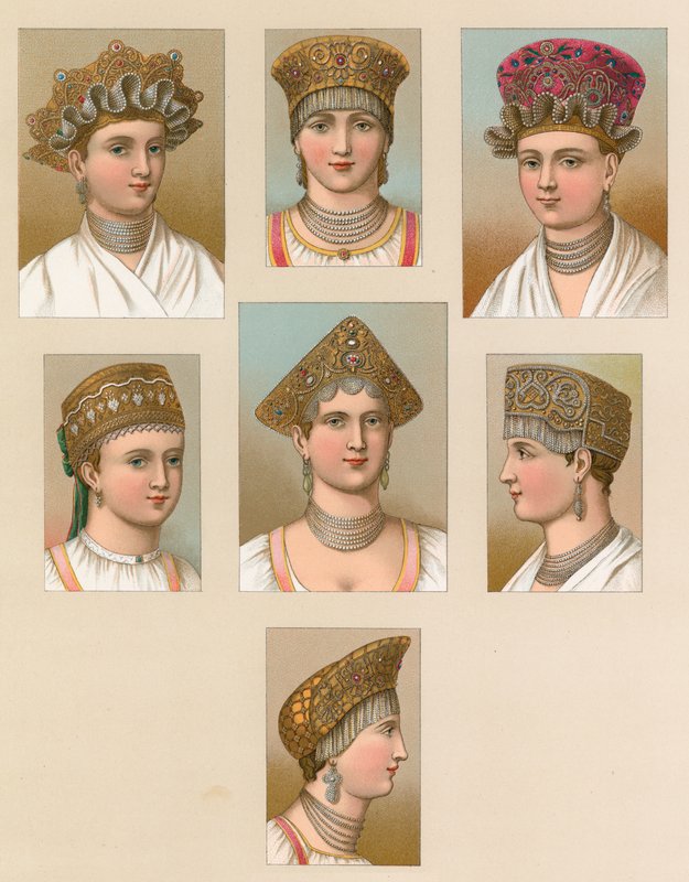 Costume russe - French School