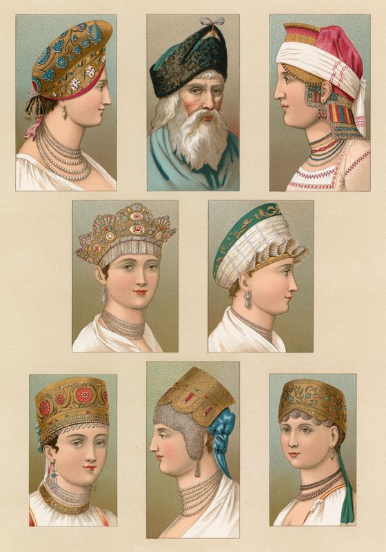 Costume de Russie - French School