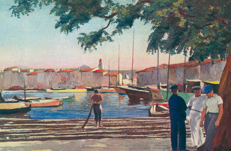 Saint Tropez : Le port - French School