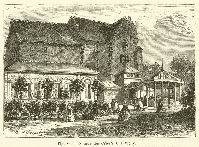 Source des Celestins, a Vichy - French School