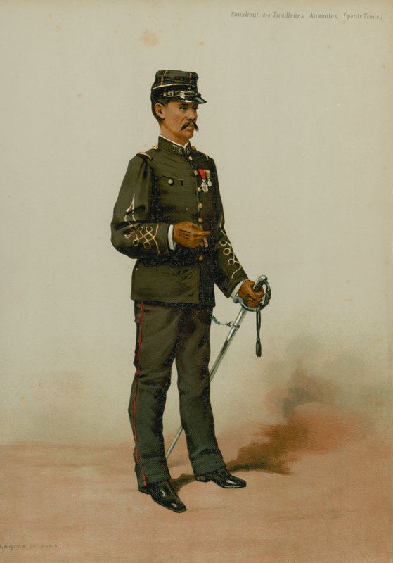 Sous-lieutenant des Tirailleurs Anamites (petite Tenue) - French School