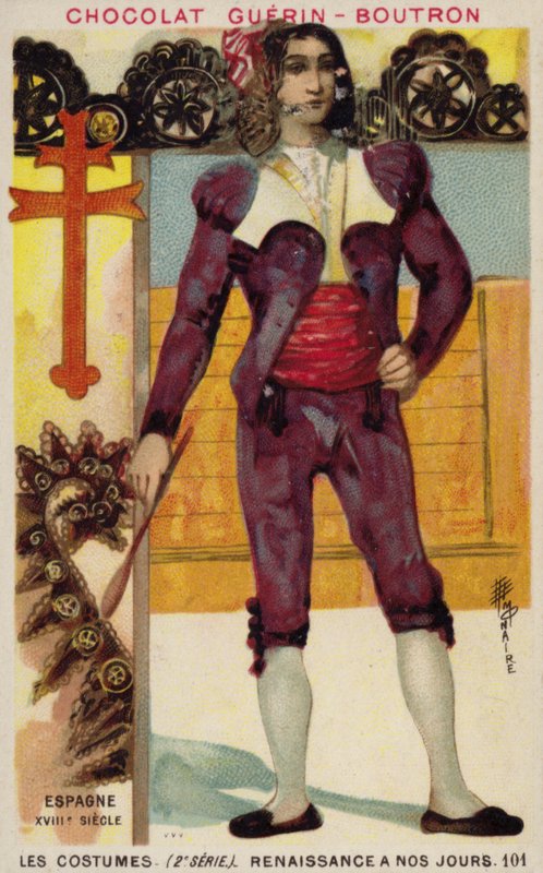 Costume espagnol, XVIIIe siècle - French School
