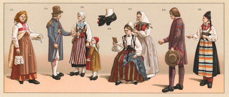 Costume de Suède - French School
