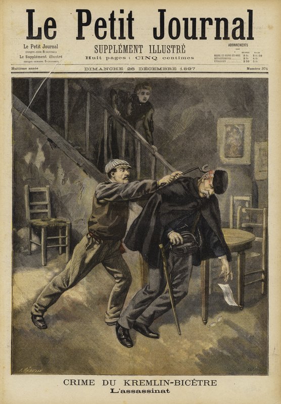 Le meurtre de Kremlin-Bicêtre, Paris, 1897 - French School