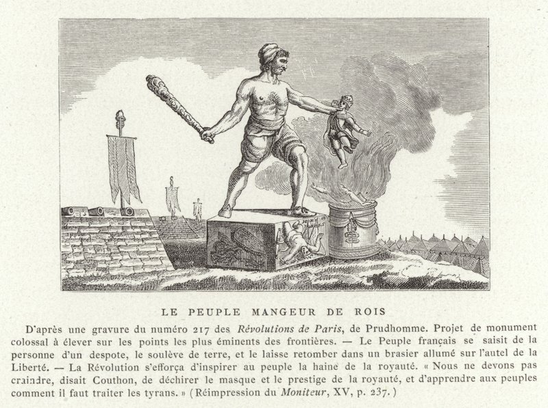 Le Peuple, Mangeur de Rois - French School