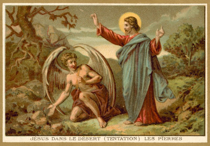 La Tentation du Christ - French School