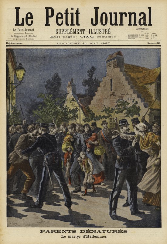 Parents indignes, Hellemmes, France, 1897 - French School