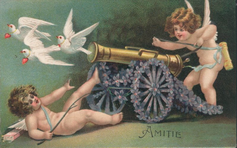 Cupidon de la Saint-Valentin - French School