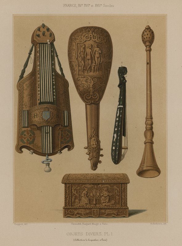 Divers objets - French School