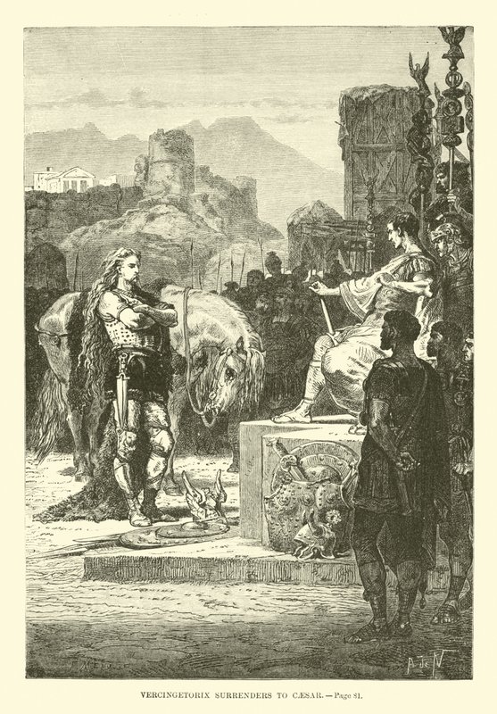 Vercingétorix se rend à César - French School