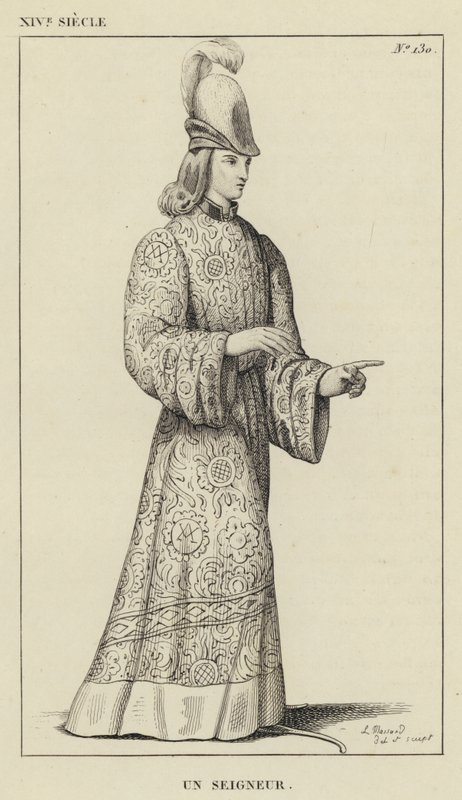 XIVe siècle, un seigneur - French School