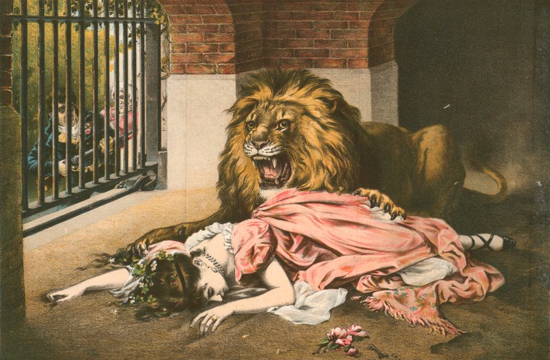 La fiancée du lion - Gabriel Max