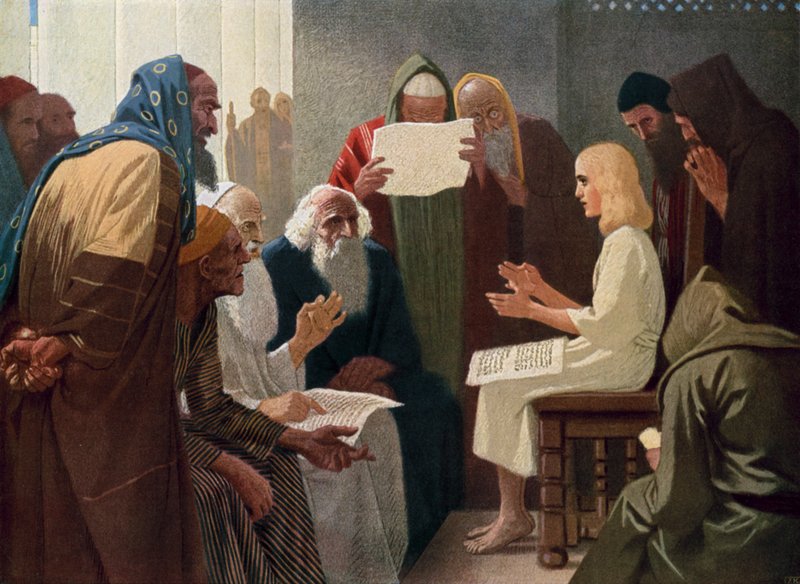 Jésus dans le Temple - Gebhard Fugel