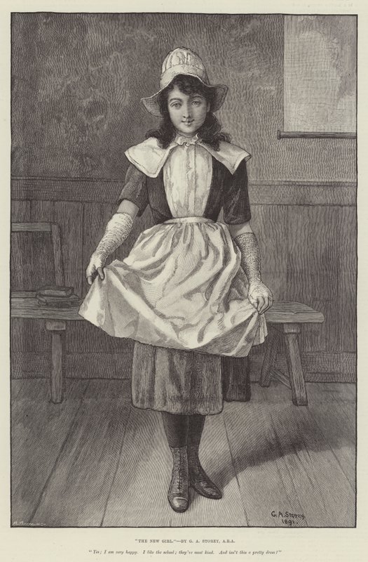 La nouvelle fille - George Adolphus Storey