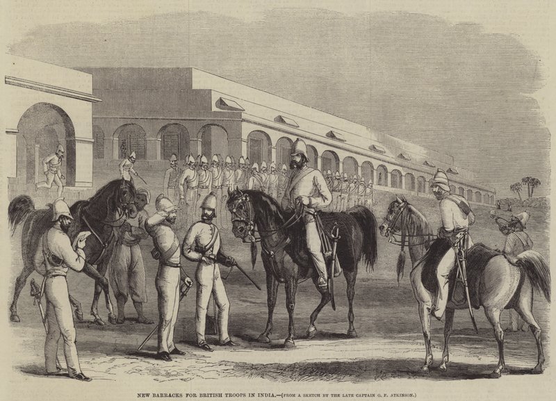 Nouvelles Casernes pour les Troupes Britanniques en Inde - George Francklin Atkinson