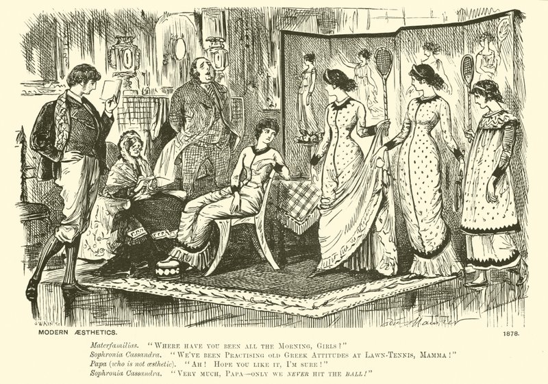 Esthétique moderne (gravure) - George (after) Du Maurier