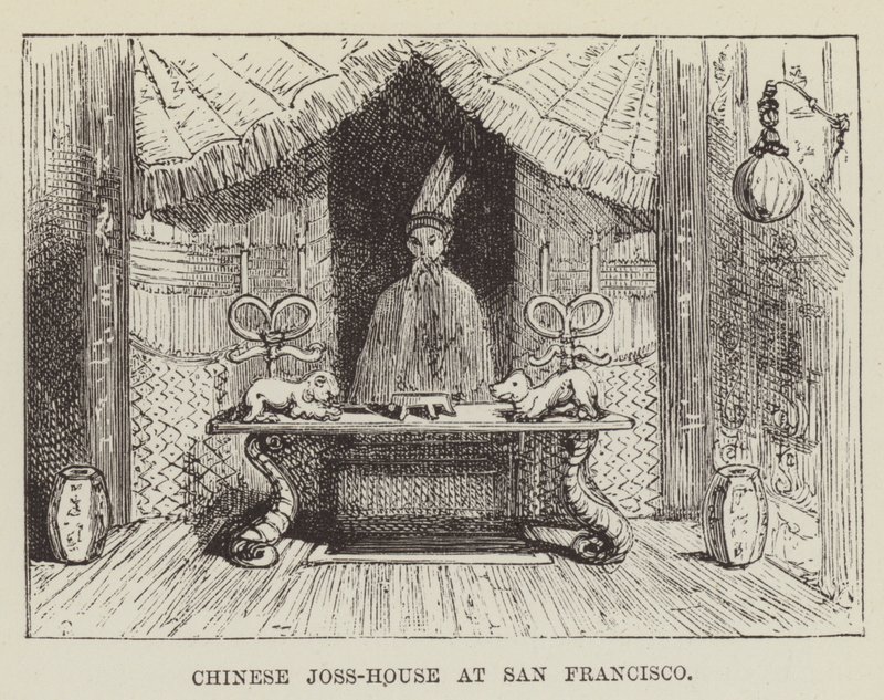 Temple chinois à San Francisco - George Augustus Sala