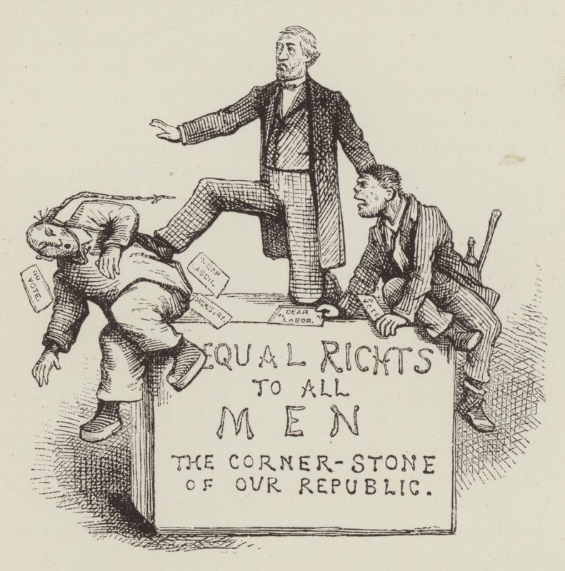 Égalité des droits pour tous les hommes - George Augustus Sala