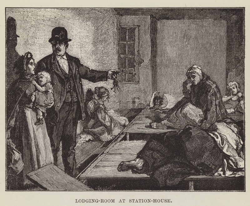 Chambre de logement à la station - George Augustus Sala