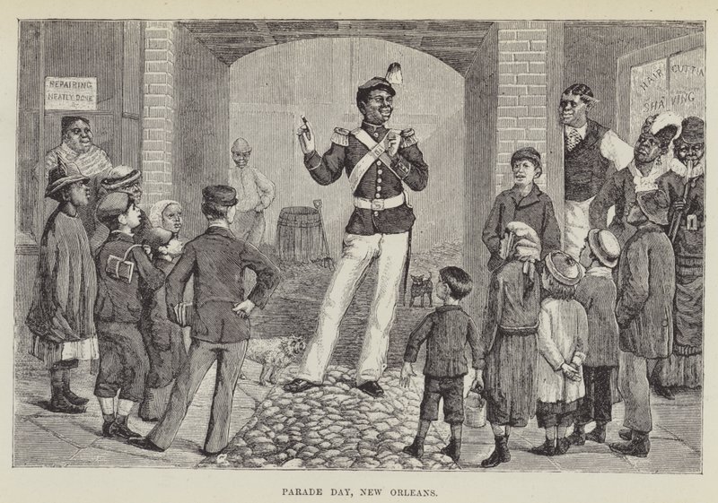 Jour de parade, La Nouvelle-Orléans - George Augustus Sala
