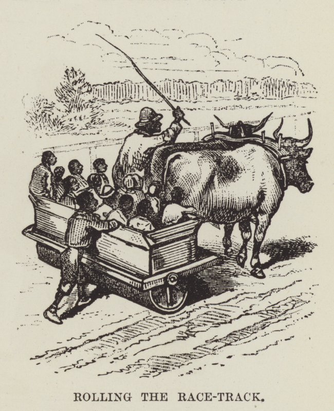 Rouler la piste de course - George Augustus Sala