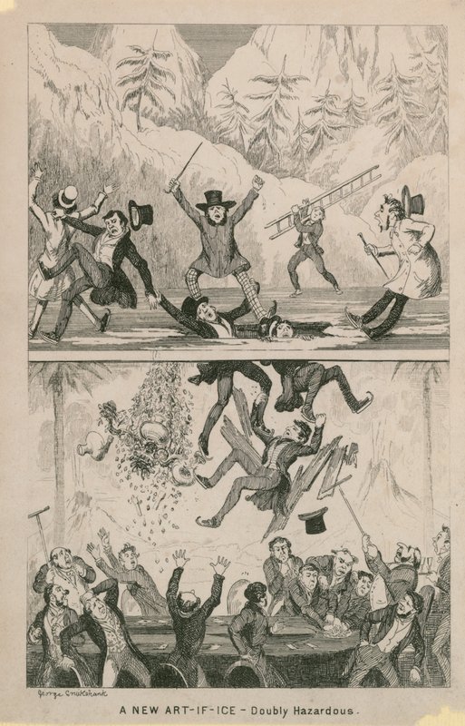 Un nouvel artifice - doublement dangereux - George Cruikshank