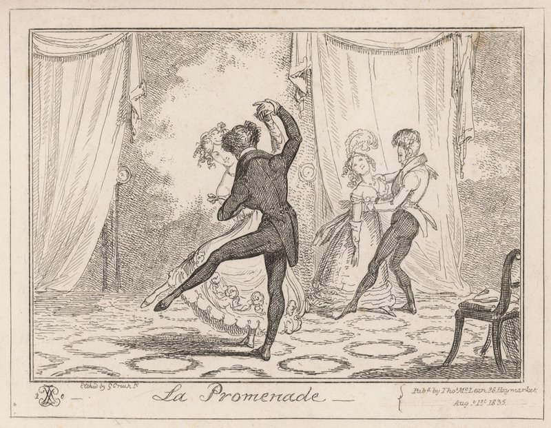 La Promenade - George Cruikshank