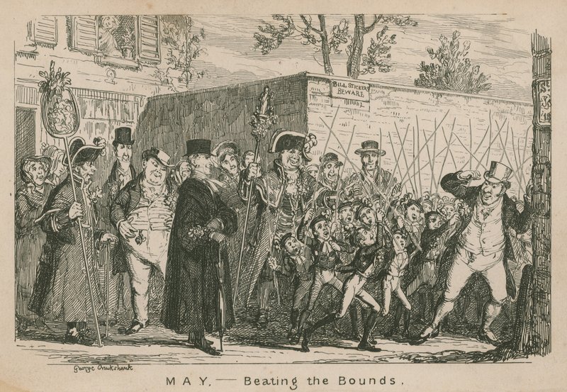 Mai - Battre les bornes - George Cruikshank