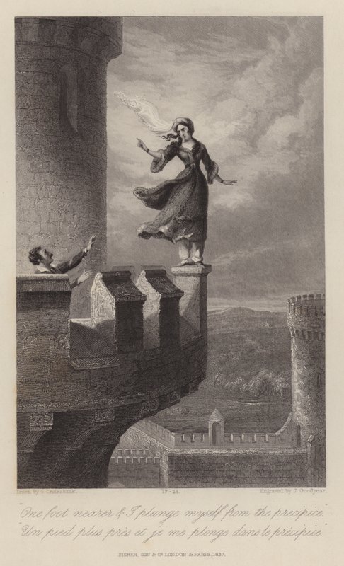 Rebecca et le Templier - George Cruikshank