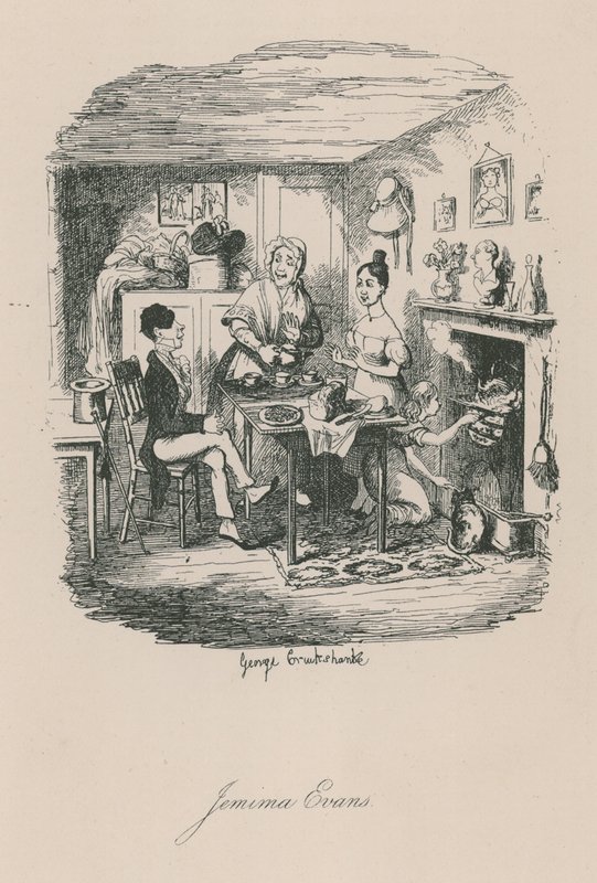 Scène de la vie londonienne : Jemima Evans - George Cruikshank