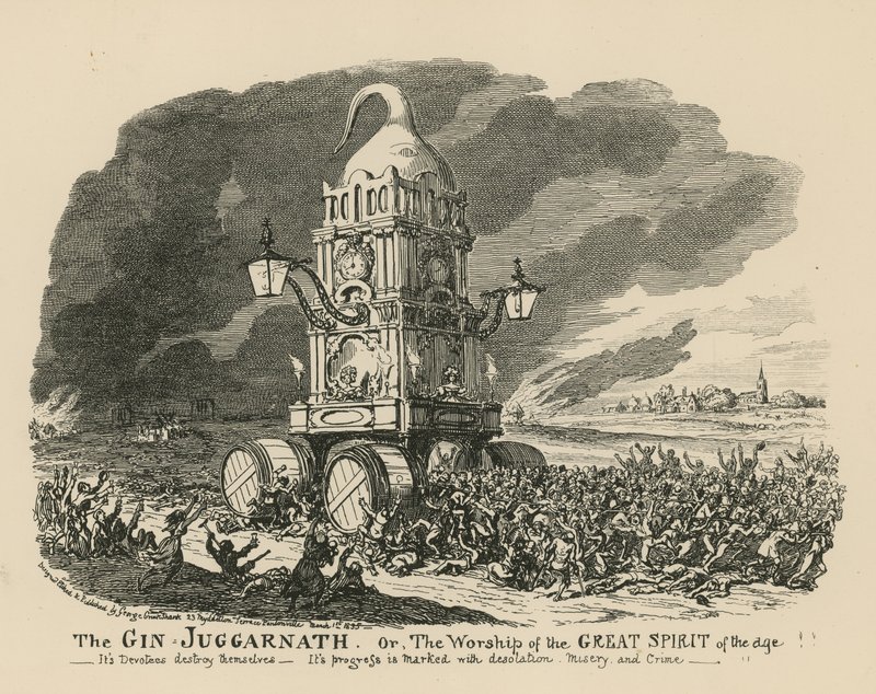 Le Gin Juggarnath - George Cruikshank